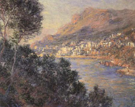 Claude Monet Monte Carlo seen from Roquebrune Norge oil painting art